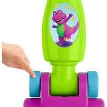 Fisher Price - Barney’s World Toddler Toy Clean Up Vacuum Electronic Push Along Image 2