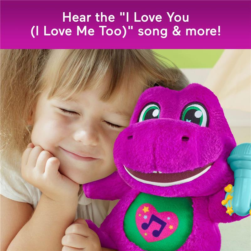 Fisher Price - Barney’s World Toddler Toys by Fisher-Price, Barney Tall Plush Image 4