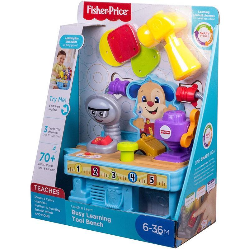 Fisher-Price Busy Learning Tool Bench, Multicolor Image 7