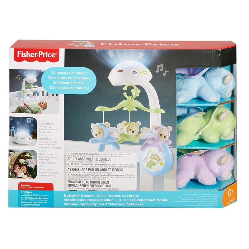 Fisher Price Butterfly Dreams 3-In-1 Projection Mobile  Image 2