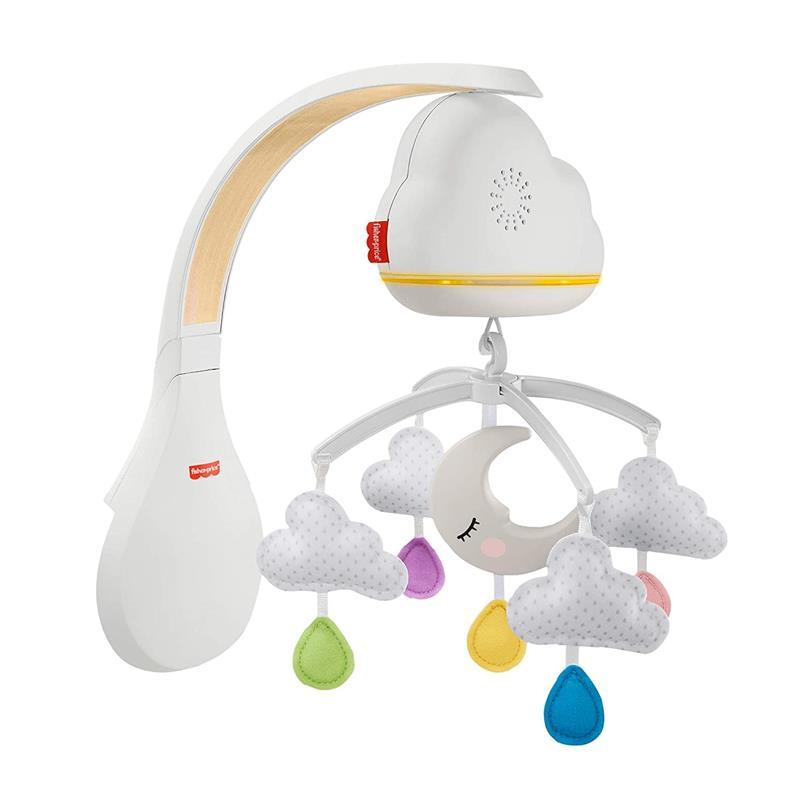 Fisher Price Calming Clouds Mobile, Soother Crib Toy Nursery Sound Machine Image 1