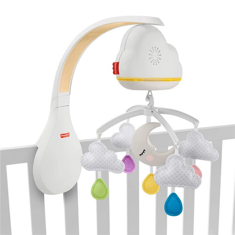 Fisher Price Calming Clouds Mobile, Soother Crib Toy Nursery Sound Machine Image 4
