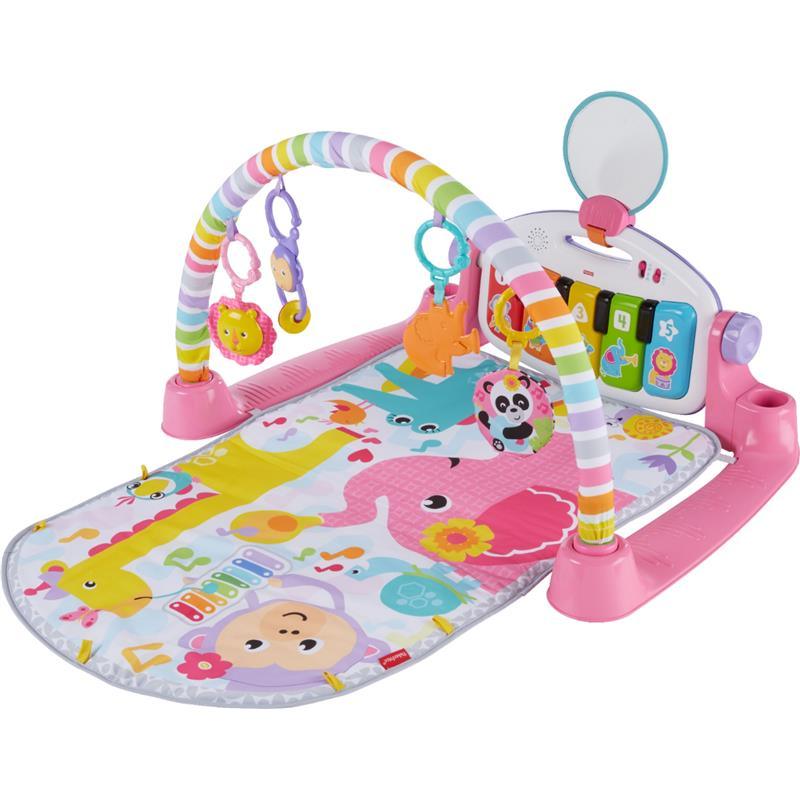 Fisher Price - Deluxe Kick & Play Piano Gym Playmat, Pink Image 3
