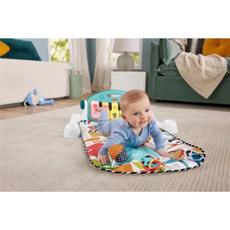 Fisher Price - Glow & Grow Kick & Play Gym, Blue