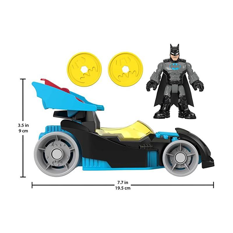 Fisher Price Imaginext DC Super Friends Bat-Tech Racing Batmobile Image 9