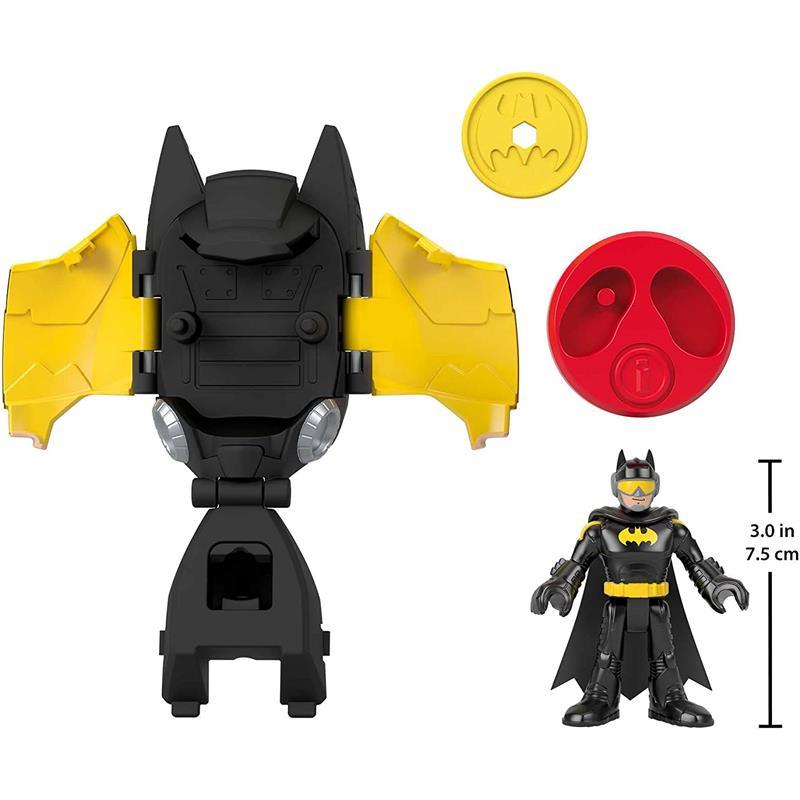 Fisher Price - Imaginext DC Super Friends Batman Toy Head Shifters Figure & Batwing Vehicle Set Image 5