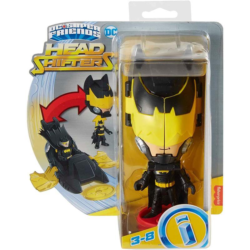 Fisher Price - Imaginext DC Super Friends Batman Toy Head Shifters Figure & Batwing Vehicle Set Image 6