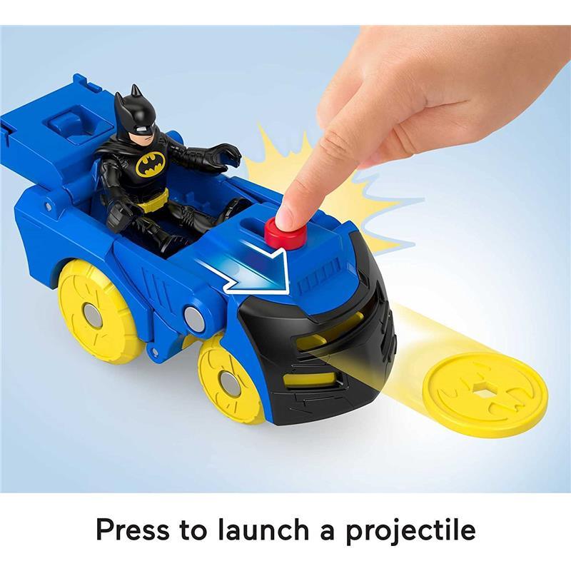 Fisher Price - Imaginext DC Super Friends Batman Toys Head Shifters Figure & Batmobile Vehicle Set Image 4