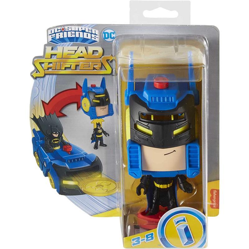 Fisher Price - Imaginext DC Super Friends Batman Toys Head Shifters Figure & Batmobile Vehicle Set Image 6