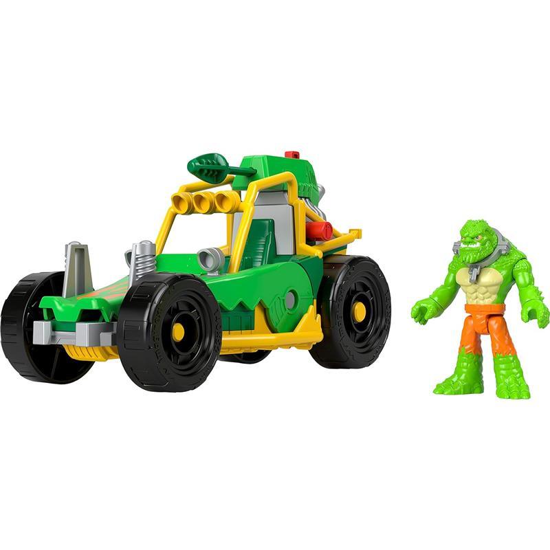 Fisher Price - Imaginext DC Super Friends Killer Croc Figure & Buggy Toy Car Image 1