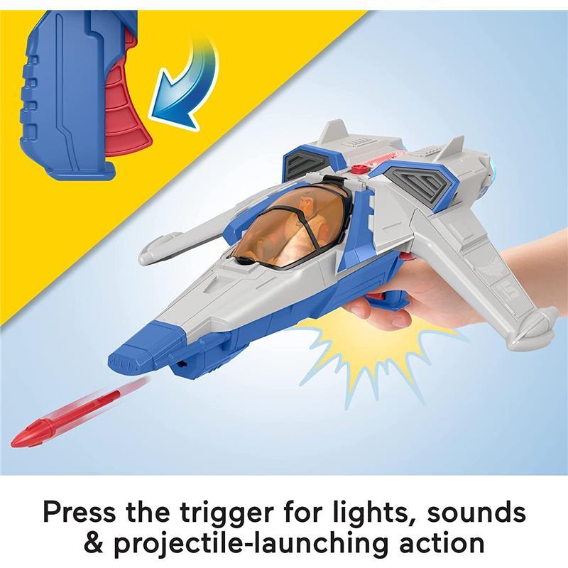 Fisher-Price - Imaginext Disney Pixar Lightyear Lights & Sounds XL-15 Spaceship & Buzz Lightyear Figure Set Image 4