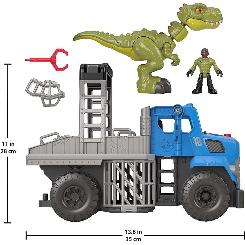 Fisher Price - Imaginext Jurassic World Dominion Break Out Dino Hauler Vehicle  Image 4