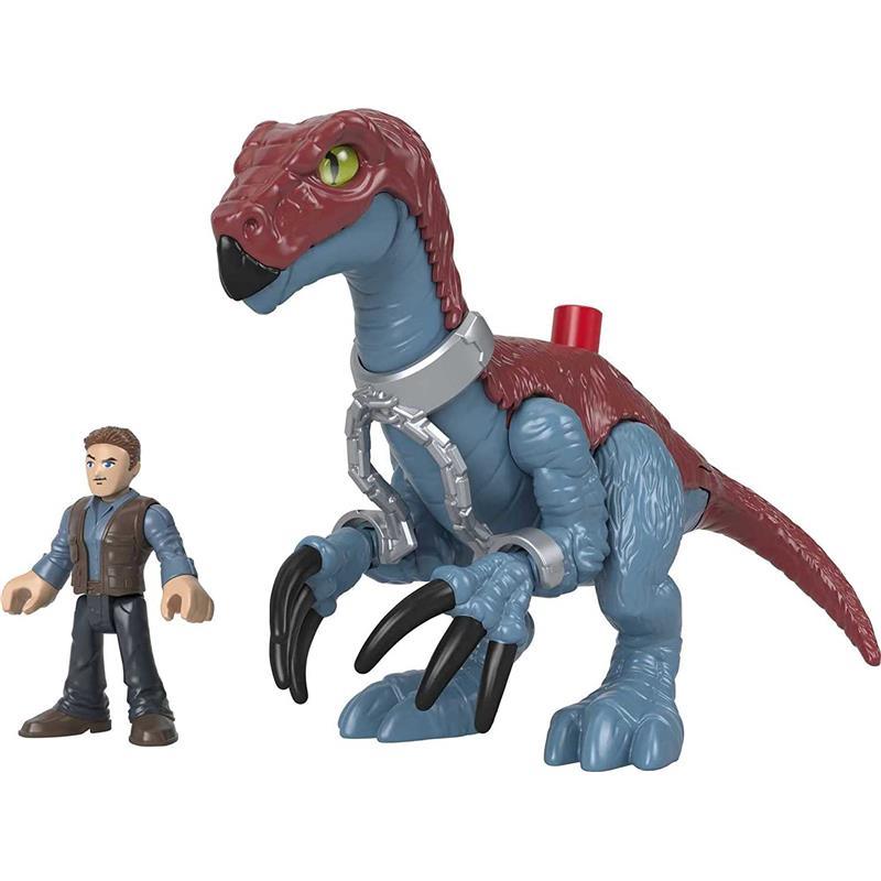 Fisher Price - Imaginext Jurassic World Dominion Therizinosaurus Dinosaur & Owen Toys Image 5