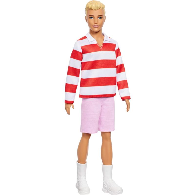 Fisher Price - Ken Fashionista, Red And White Strip Image 5