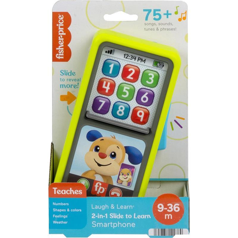Fisher Price - Laugh & Learn 2-in-1 Slide to Learn Smartphone with Lights & Music Image 6