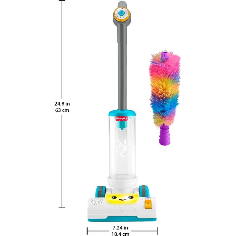 Fisher-Price Laugh & Learn 2-in-1 Vacuum with Duster Image 6