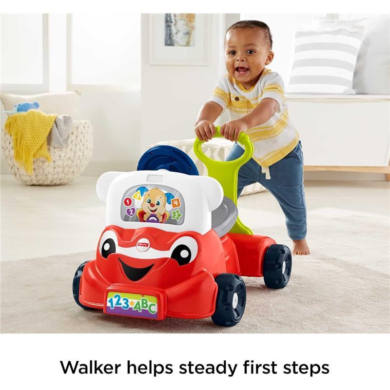 Fisher Price - Laugh & Learn 3-In-1 Smart Car, Baby Walker & Toddler Ride-On Toy Image 3