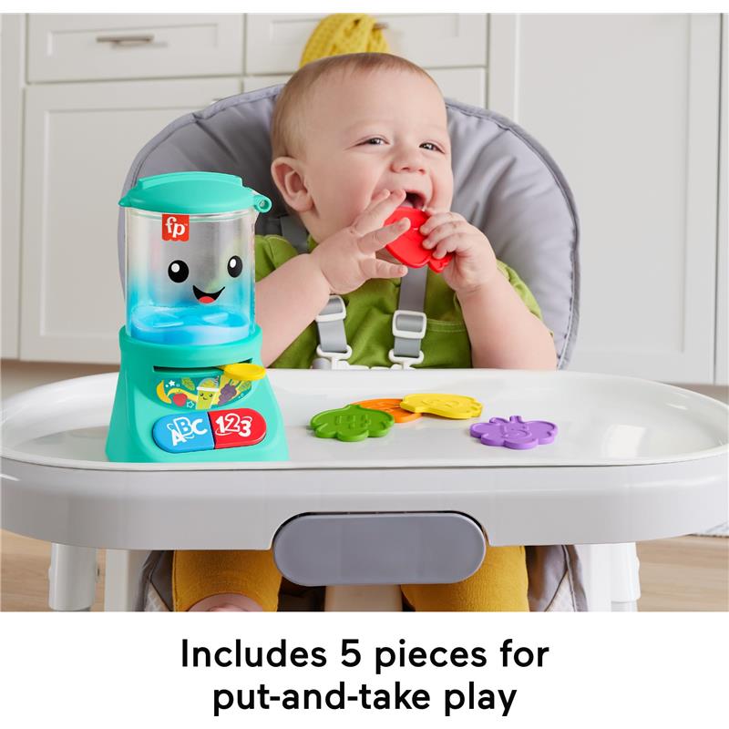 Fisher Price - Laugh & Learn Baby & Toddler Toy Counting & Colors Smoothie Maker Image 4