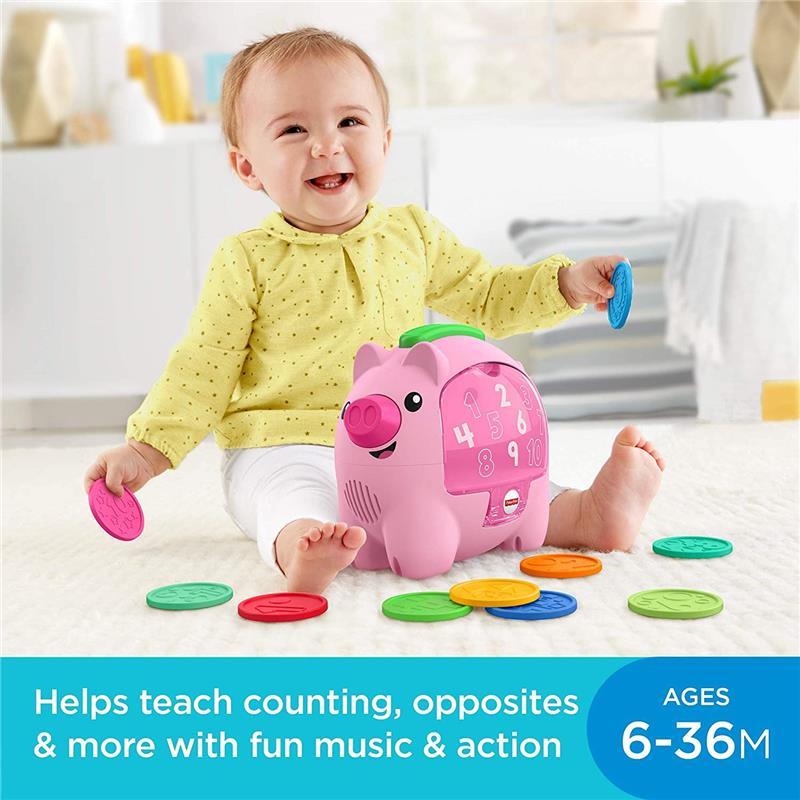 Fisher-Price Laugh & Learn Count & Rumble Piggy Bank Image 9