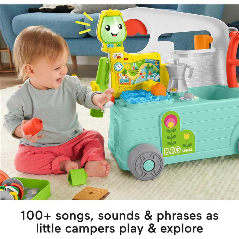 Fisher Price - Laugh & Learn Toy 3-in-1 On-the-Go Camper Walker & Activity Center Image 3