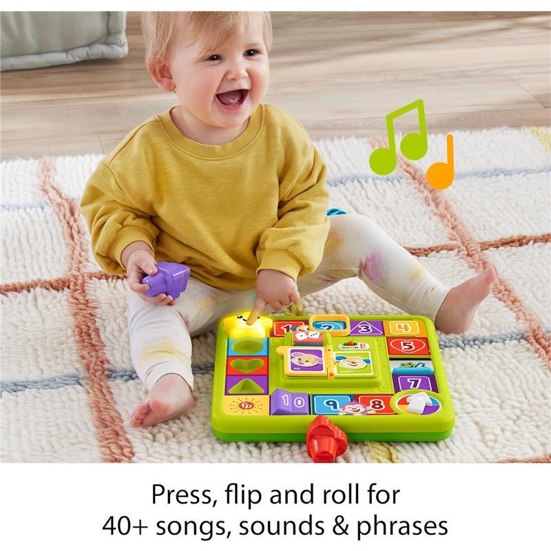 Fisher Price - Laugh & Learn Toy Puppy’s Game Activity Board with Smart Stages Learning Content Image 3