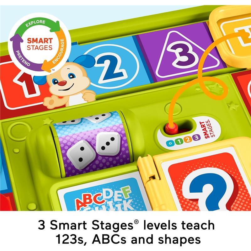 Fisher Price - Laugh & Learn Toy Puppy’s Game Activity Board with Smart Stages Learning Content Image 4