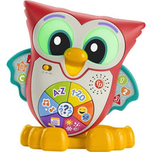 Fisher Price - Linkimals Toddler Learning Toy Light-Up & Learn Owl with Interactive Lights Music Image 1