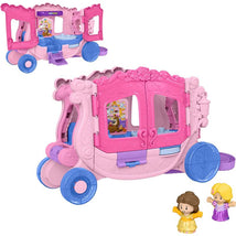 Fisher Price - Little People Toddler Toy Disney Princess Pull-Along Musical Carriage Playset Image 1