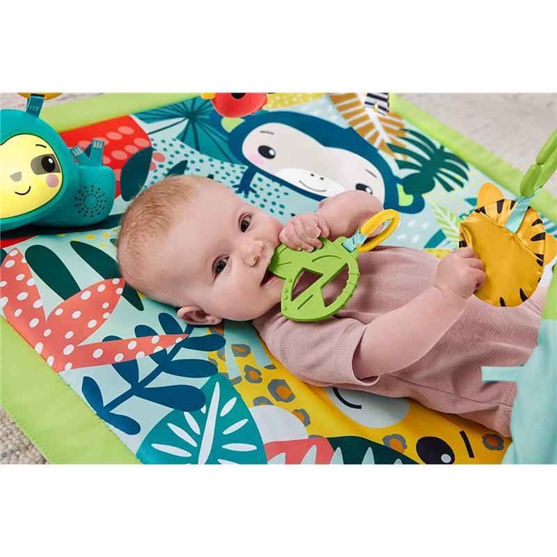 Fisher Price - Playmat 3-In-1 Rainforest Sensory Gym Image 2