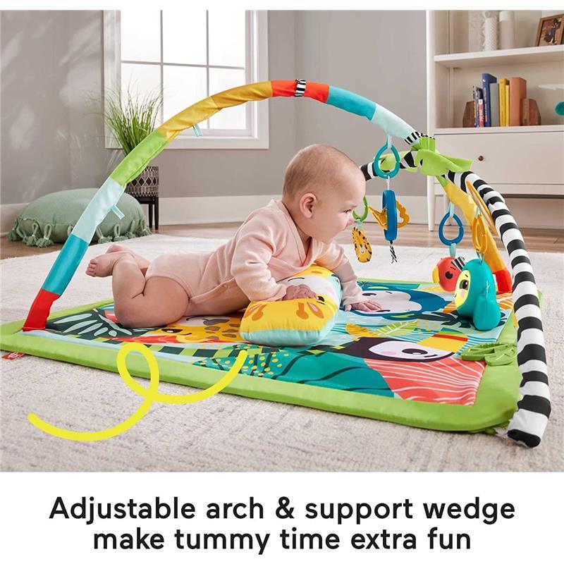 Fisher Price - Playmat 3-In-1 Rainforest Sensory Gym Image 5