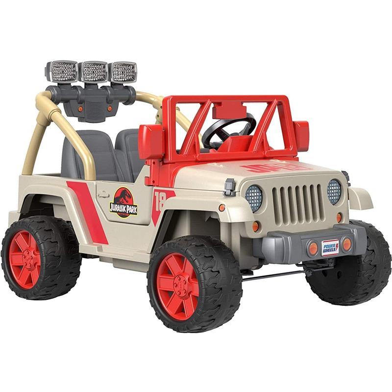 Fisher-Price Power Wheels Jurassic Park Jeep Wrangler Image 1