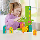 Fisher Price - Preschool Learning Toy Adding Alligator Counting Activity with 10 Stacking Blocks Image 2