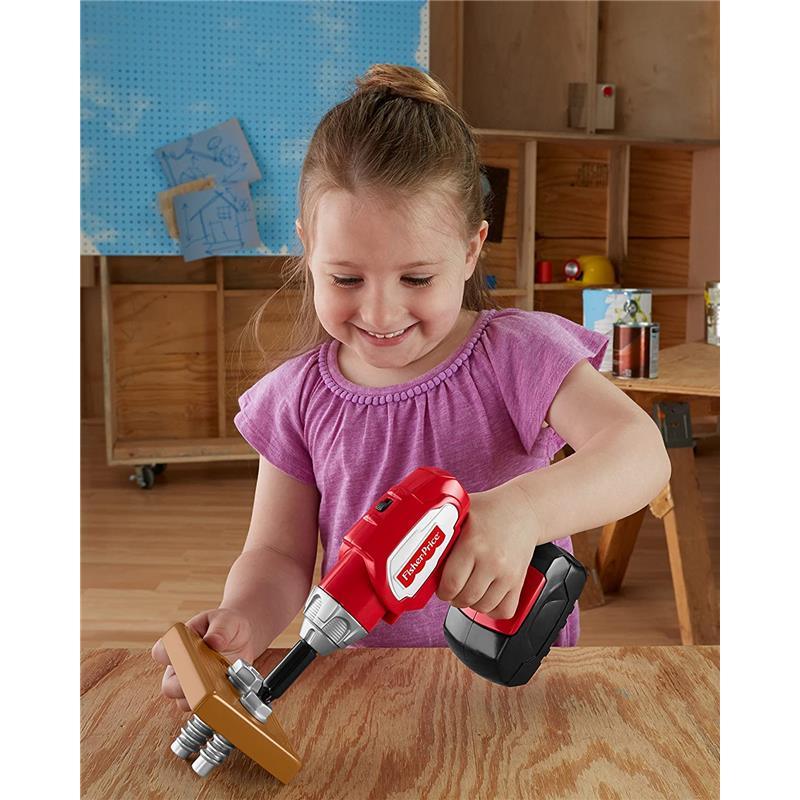 Fisher Price - Preschool Pretend Play Drillin’ Action Tool Set Image 3