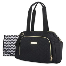 Fisher Price - Quilted Diaper Bag Tote & Convertible Crossbody with Adjustable Strap Image 1