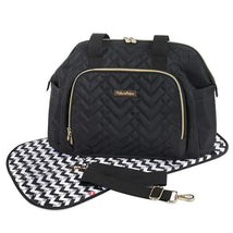 Fisher Price - Quilted Diaper Bag Tote & Convertible Crossbody with Adjustable Strap Image 2