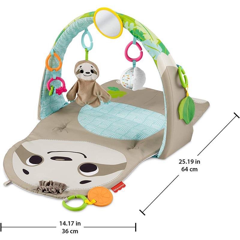 Fisher Price Ready to Hang Sensory Sloth Infant Gym Image 2