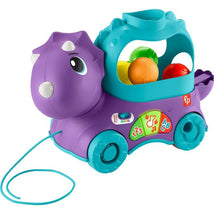 Fisher Price - Toddler Learning Toy Poppin’ Triceratops Dinosaur Pull-Along Ball Popper Image 1