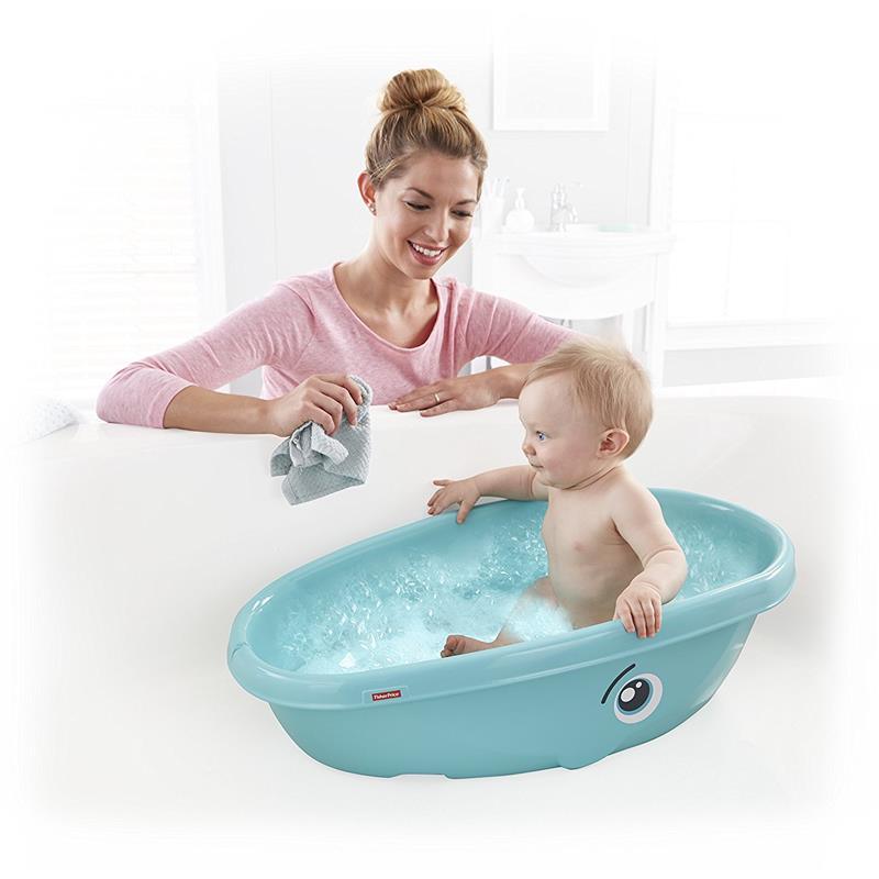 Fisher-Price Whale of a Tub Bathtub, Blue Image 7