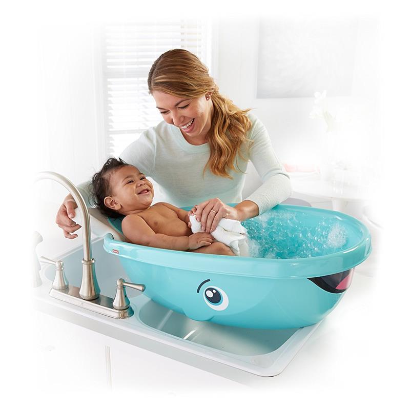 Fisher-Price Whale of a Tub Bathtub, Blue Image 9