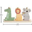 Fisher Price - Wood Baby Toy Stack & Sort Animals Image 6