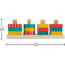Fisher Price - Wood Toddler Toy Shape Stacker Image 6