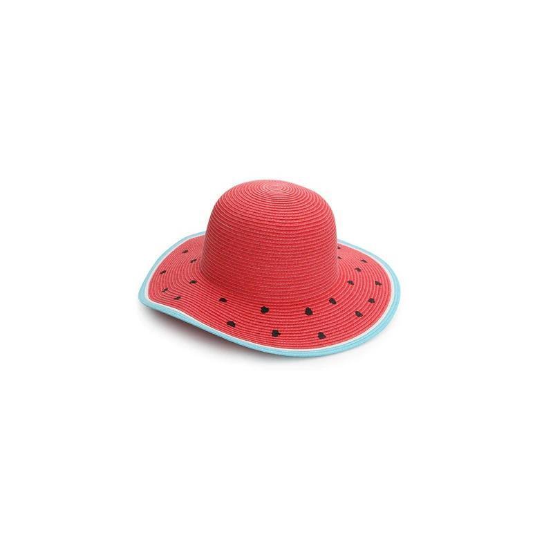 Flap Jack Kids Straw Hat-Watermelon Image 1