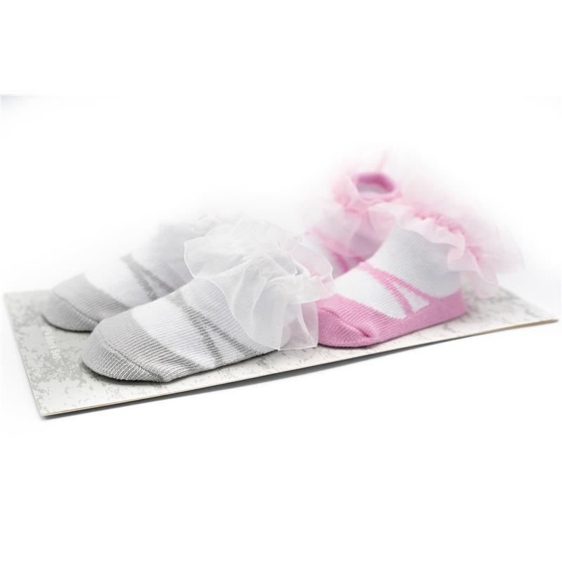 Forever Baby Dress Socks Ruffle Pink  Image 4