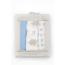 Forever Baby Muslin Swaddle Blankets Blue Image 1