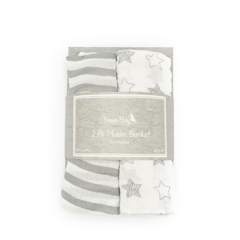 Forever Baby Muslin Swaddle Blankets  Image 3