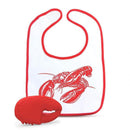 Fred & Friends Chill Baby Dressed To Spill - Lobster Bib Set Image 2