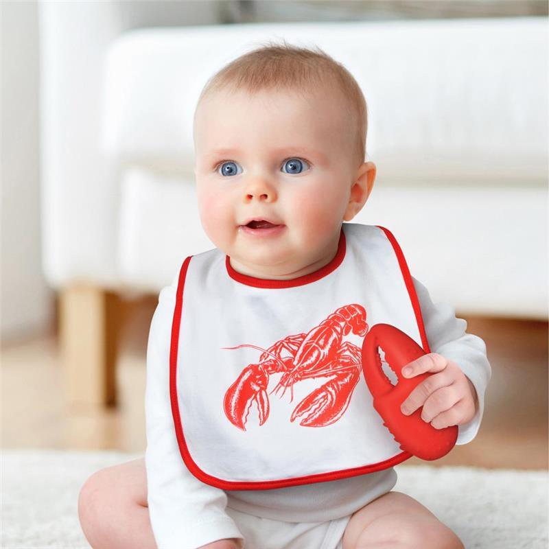 Fred & Friends Chill Baby Dressed To Spill - Lobster Bib Set Image 3