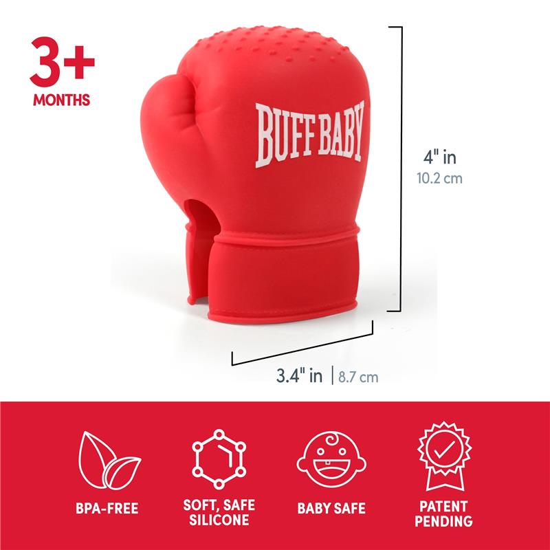 Fred & Friends - Buff Baby Boxing Glove Teething Mitt Image 3