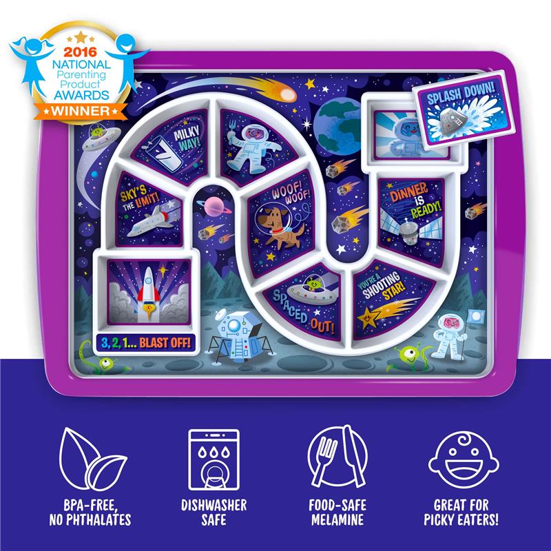 Fred & Friends - Kids Tray/Plate Dinner Winner Space Astronaut Image 3