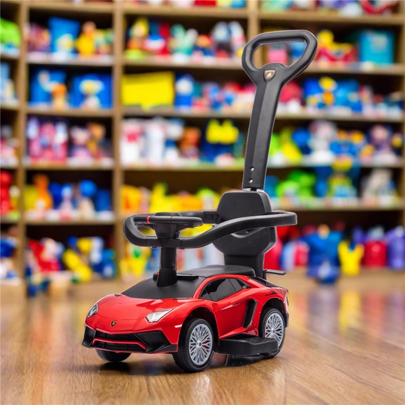 Freddo - Lamborghini 3-in-1 Ride-On Toy for Kids - Music, Light, Storage - RED Image 10